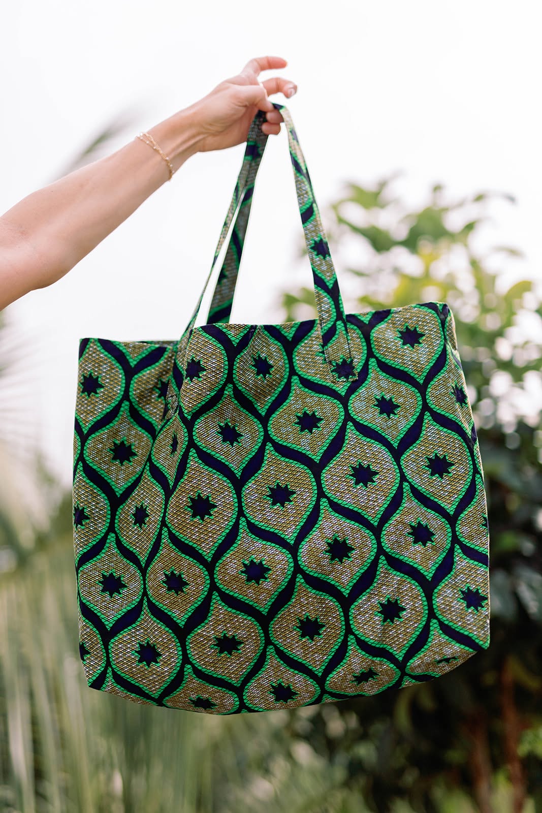 Large Green Tote