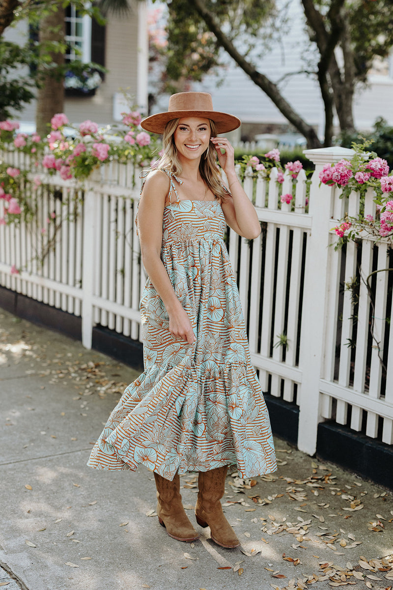 Siana TeaLength Sundress **SHIP DATE MAY 30TH**