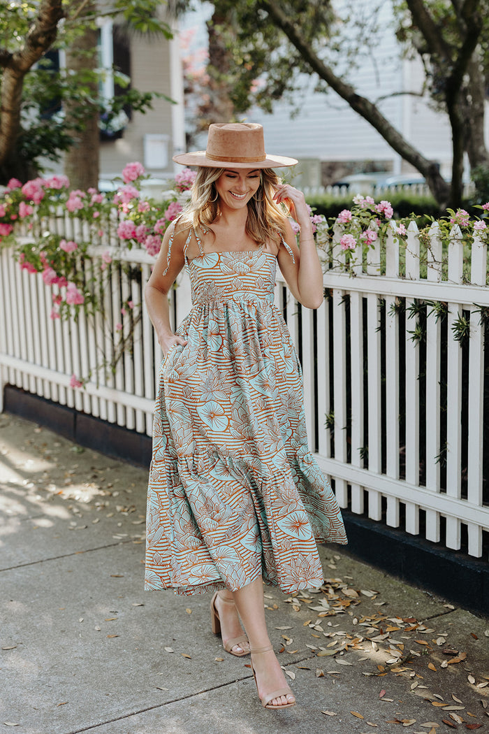 Siana TeaLength Sundress **SHIP DATE MAY 30TH**