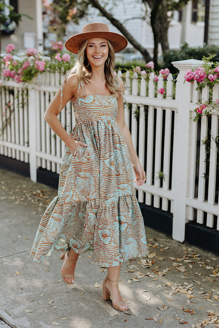 Siana TeaLength Sundress **SHIP DATE MAY 30TH**