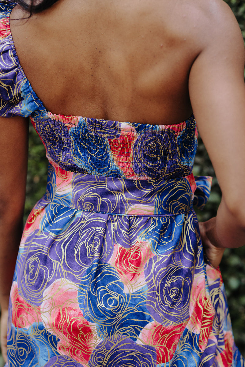 Sade Ruffle Midi Dress